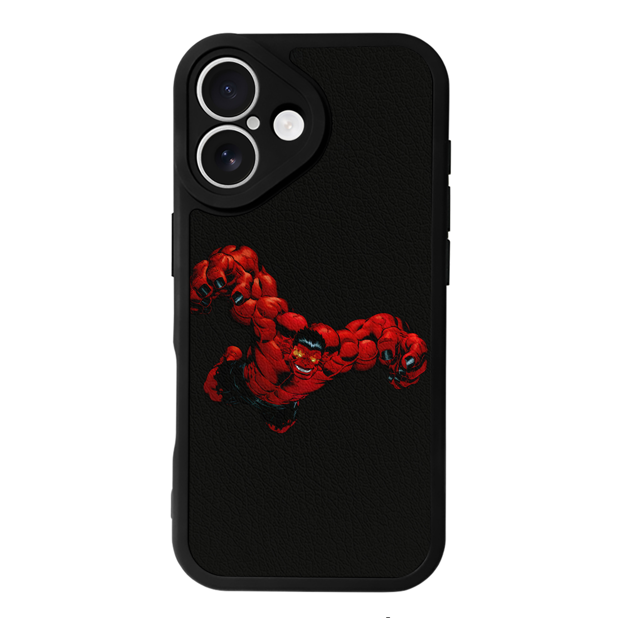 （画像用） アベンジャーズ The Avengers 【iPhone 16シリーズ対応】シリコンスマホケース（レザー調） 材質：シリコン